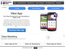 Tablet Screenshot of downloadviberapp.com